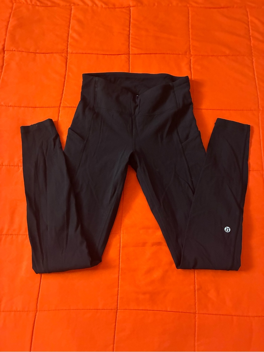 Lululemon Leggings Womens 4 Black High Rise Athletic Activewear Gym
